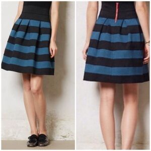 Anthropologie Girls From Savoy Ponte Bell Skirt